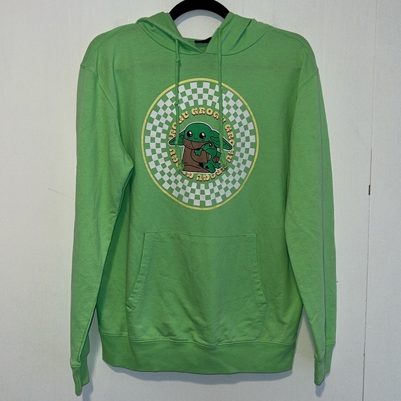 Star Wars Grogu Long Sleeve Hoodie Q7 - Picture 1 of 4